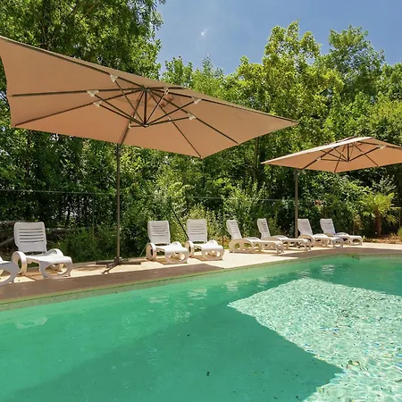Spacious With Private Heated Pool In A Rustic Garden * Nantheuil